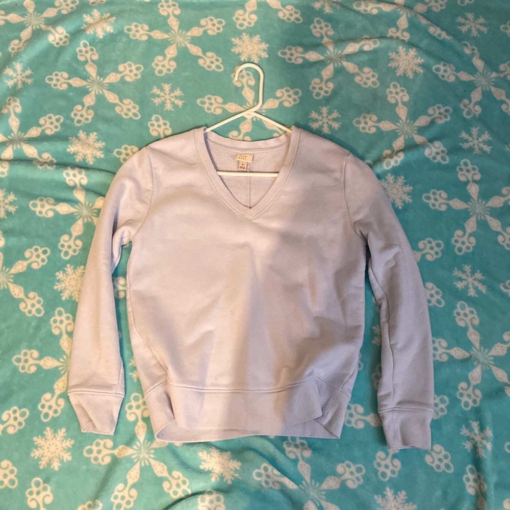 Light blue V-neck sweater size small